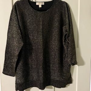 Michael Kors gold quarter sleeve shirt